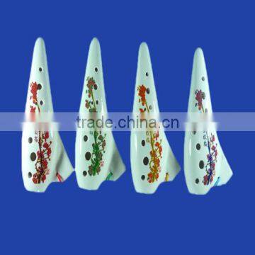 12 Hole Alto C Submarine Style Ocarina Ceramic Flute