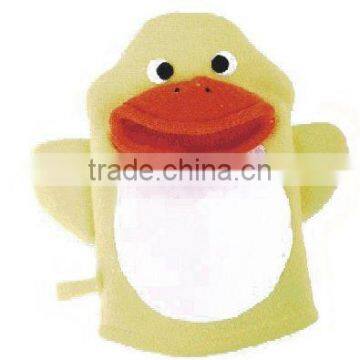 lovely animal bath glove for child in different styles