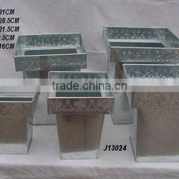 galvanized sheet planters size can be customized