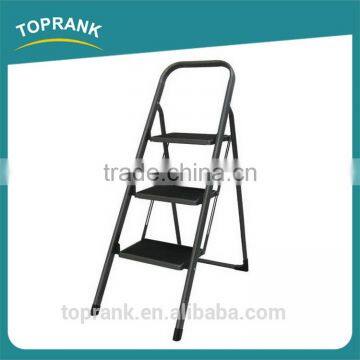 Hot sale safety insulated 3 step folding stainless steel ladder prices