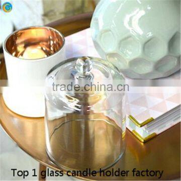 Best Selling Safe Package Glass Cloche Candle photo-4