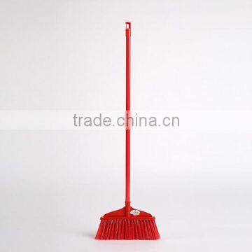 Wholesale Plastic Long Handle the Flat Bristles Broom and Brush photo-2