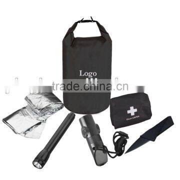 YY12129 Survival kit in water-proof bag