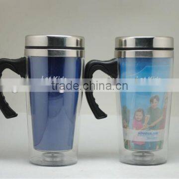China Gift Item Stainless Steel Inside and Plastic Outside Cup for Sale photo-4