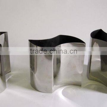 Modern Stainless Steel Flower Vase Steel Flower Pot Metal Vase