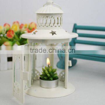 Outdoor Decorative House Style OEM Metal Lantern Candle Holders photo-6