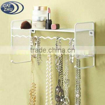 Good performance clear hanging wall mirror jewelry organizer for sale