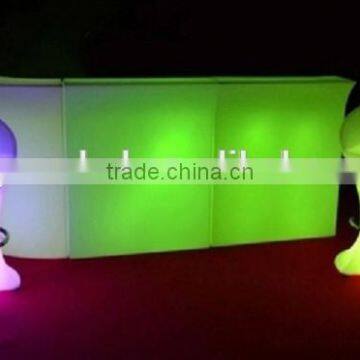 Plastic Illuminated Led Bar Counter for Hotel or Wine Bar Using photo-4