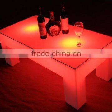 Modern Home Decorative LED Furniture Plastic Illuminated LED Bar Table