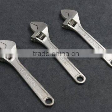 Wide Mouth Tube Live Nickel Plated Spanner Wrench Adjustable Spanner Nut Wrench Pipe Wrench photo-3