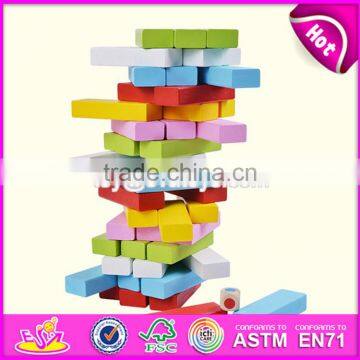 New Design 48 Pcs Educational Wooden Nesting and Stacking Blocks for Children W13D151 photo-5