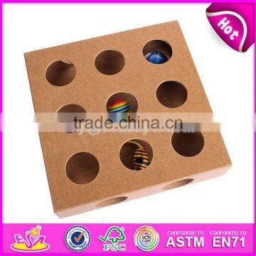 Best Sale Pet Interactive Fun IQ Wooden Dog Treat Puzzles W06F041 photo-6