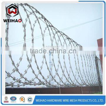 Anping Factory Galvanized Concertina BTO-22 Razor Barbed Wire photo-5