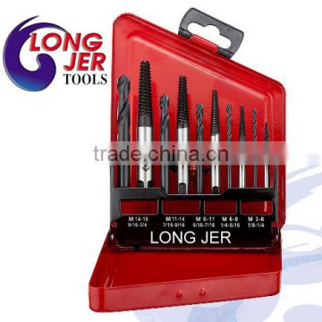 10PCS Repair Aircraft Tool Screw-Out Bit & Drill Set