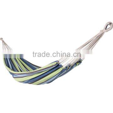 Outdoor Navy Blue Lightweight Canvas Portable Hammock with Carry Bag