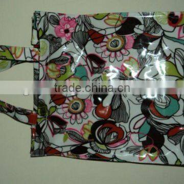 Eco-friendly handled cotton laminated tote bag