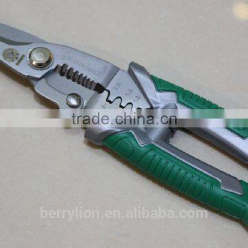 Berrylion 8"/200mm Crimping Plier Wire stripper Multifunction Electrical Cutter
