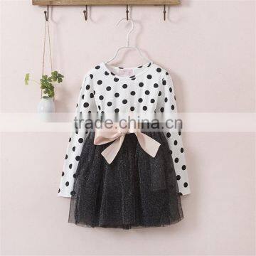 2016 Long-sleeve Frock Baby Girls Dress for Children Kids Toddler Princess Casual Clothing Dresses for Girl Wear Party Clothes photo-5