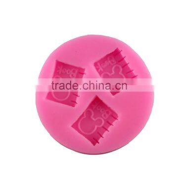 Food Grade Silicone Cake Mould Handmade Soap Mold Silicone 3D Mode Chocolate Chip Mickey Mouse Notebook 1688 Agent photo-3