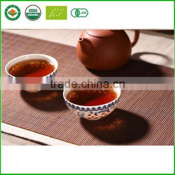 EU Standard Red Color Ripe Pu Er Puer Herbal Loose Leaf Tea