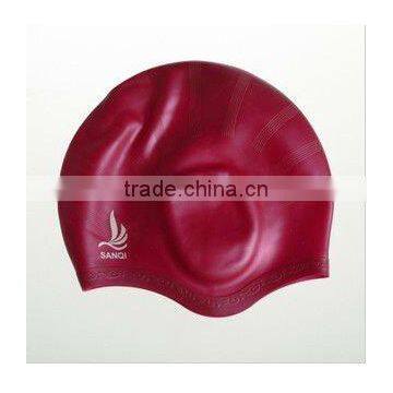 novelty swimming cap flag silicone swimming cap