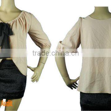 New design women bow blouses