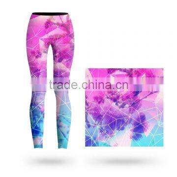 all over printing lycra fabric legging