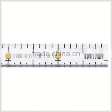 OEM Inch Scale 3mm Thickness Acrylic Quilting Ruler, 12'' * 1/2'' Patchwork Ruler Quilting # KPR12005 photo-3