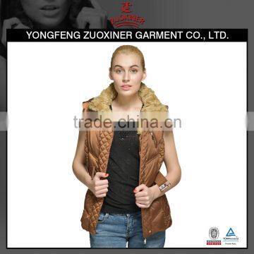 wholesale cheap women vest for winter sleeveless jackets, latest padded waistcoat designs for women