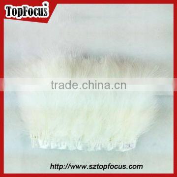 Costume Designing or Dress With Trimming Blue Ribbon Turkey Marabou Feather photo-2