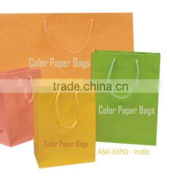 Craft Paper Bags with Solid 100% Color Printed