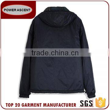 Men'S Hoody Reversible Quilting Padded Jacket With Adjustable Hem photo-4