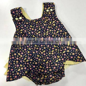 Baby Clothing Vintage Floral Design Clothing Set Plus Size Kids Clothing Outfit