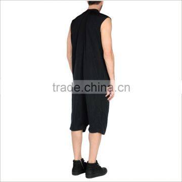 Factory Custom Cotton New Design Onesie Fitted Tracksuit In Black photo-2
