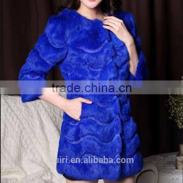 Plus Sizes Winter New Women's Fur Coats Elegant Slim Rex Rabbit Fur Coats Long Fur Jackets Rabbit Coats photo-3