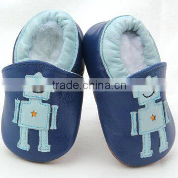 Wholesale Genuine Leather Soft Sole Sheepskin Girls Kids Shoes photo-5