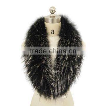 Myfur Luxury Real Raccoon Fur Made Fur Collar Wholesale for Winter Coat