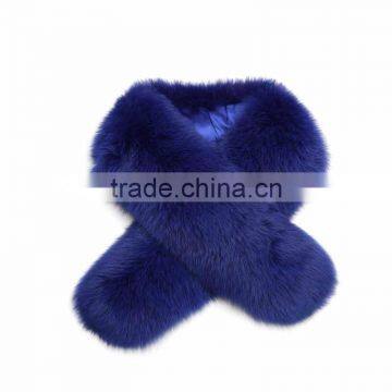 Myfur Short Fox Fur Trim Collar For Ladies Winter Jacket Wholesale