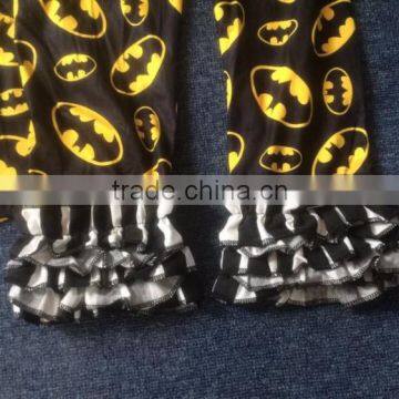 Silk Milk Summer Children Sleeveless Outfit With Ruffled Pants Back to School Sets photo-3