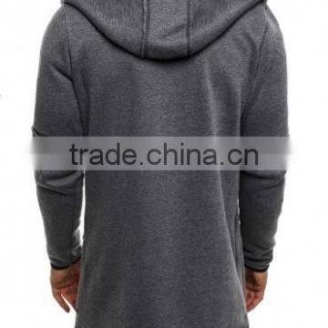 Men's 100% Cotton Heavyweight Longline Hoodies photo-2