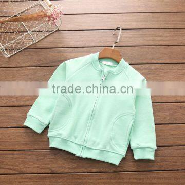 Wholesale High Quality Solod Color Casual Style Baby Girl Jacket Coat photo-5