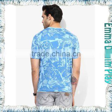 2017 Mens High Quality Customized Pattern Printing O-Neck T-Shirts photo-2