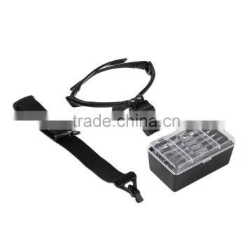 2017 New 3.5X Lens Adjustable Loupe Headband Magnifying Glass Magnifier With LED Magnifying Glasses Jeweler Watch Repair photo-3