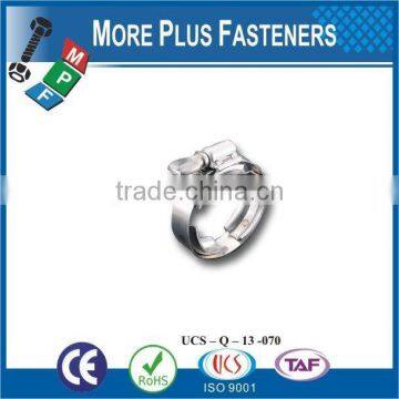 Made in Taiwan Stainless Steel German Type Hose Clamp Small Hose Clamps V Band photo-4