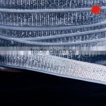 Women Underwear Colorful Shiny Bra Straps In Silver