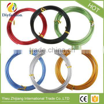 2mm 5m Round Aluminum Wire Jewelry Craft Versatile Painted Jewelry Findings Beads For Jewelry Making DIY photo-3