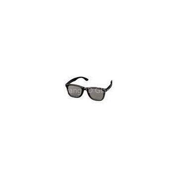 Comfortable 40 degree Silvery white 3d polarized vintage glasses button for projector