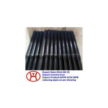 ASTM A234 WPB reducing pipes as per drawing