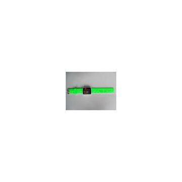 Green Silicone Wristband Watch Waterproof , Digital Mickey Mouse Watchs
