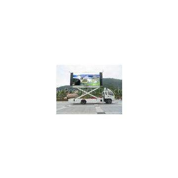 Static State PH10mm 1 / 4 Scan 1R1G1B 12bit Digital Truck Mounted LED Mobile Displays